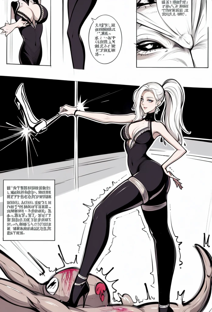 The beautiful girl in lace top and leggings is sitting astride a pile of skeletons in the center of the picture. She is holding a trembling sausage with juice squeezed out in her hand and smiling. There are multiple comic storyboards in the background,cbt, sausage bondage,sausage insertion,Sexy, trampling sausage with heel, thin gap:2,cameltoe:2,(masterpiece, best quality:1.2),1 beautiful girl,sexy,comic storyboard:2, leggings, sit astride, axially symmetrical:2, ,femdom,sounding,cbt,hold,smile,colorful,leggings,thin gap,cameltoe,insertion,trembling,juice,spray, Long hair,Lace top,Sexy, Shiny leggings, cleveage, trampling, in forest, saliva , Mucus,The beautiful girl in lace top and leggings is sitting astride a pile of skeletons in the center of the picture. She is holding a trembling sausage with juice squeezed out in her hand and smiling. There are multiple comic storyboards in the background,cbt, sausage bondage,sausage insertion,Sexy, trampling sausage with heel, thin gap:2,cameltoe:2,(masterpiece, best quality:1.2),1 beautiful girl,sexy,comic storyboard:2, leggings, sit astride, axially symmetrical:2, ,femdom,sounding,cbt,hold,smile,colorful,leggings,thin gap,cameltoe,insertion,trembling,juice,spray, Long hair,Lace top,Sexy, Shiny leggings, cleveage, trampling, in forest, saliva , Mucus,