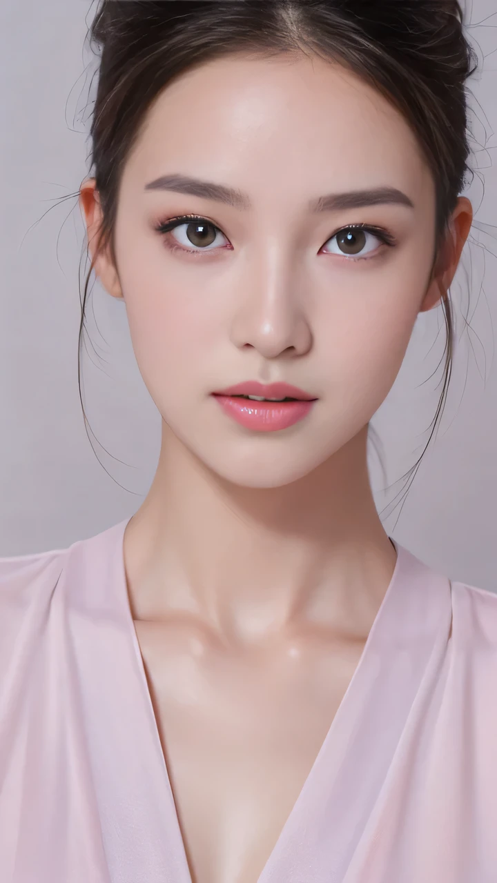Fashion model 25 years old, [[[[close up]]]], [[[[Chest]]]], [[[[neck]]]], [[[[Shoulder]]]], Perfect eyes, Perfect Iris, Perfect lips, Perfect Teeth, Perfect skin, Soft headlight, glow, Human Development Report, (Soft colors:1.2)
