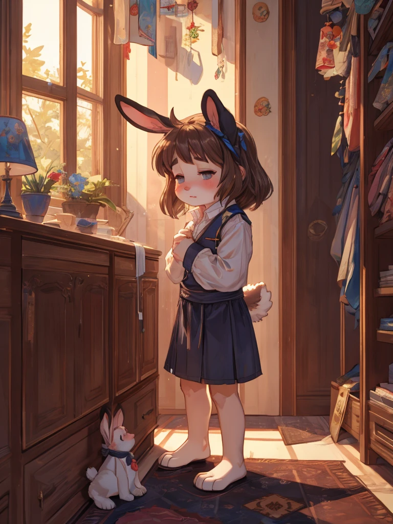 libido , Itchy , Lonely loli , Clothing erotica , bunny , Seduce , (Show secretly:1.3)