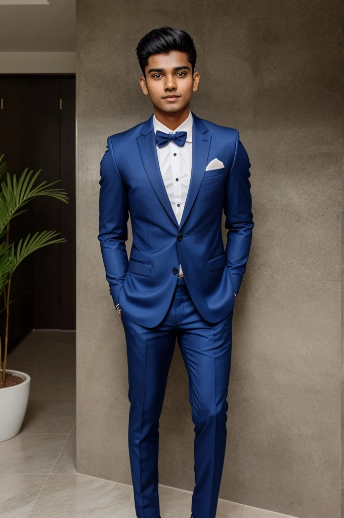 21 year old indian boy With fair skin and narrow body Posing for a linkedin picture in formals a formal picture