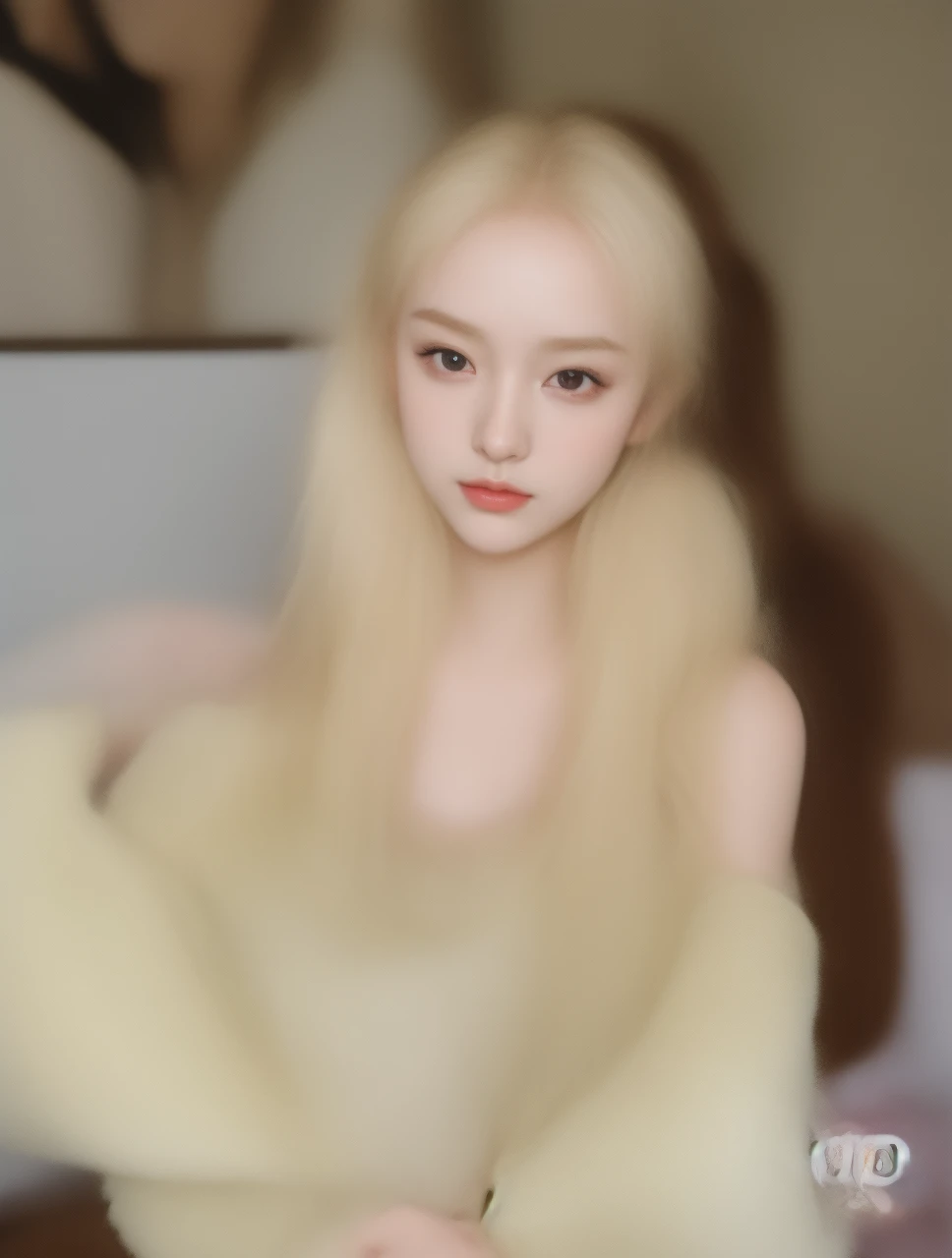 best quality, face focus, soft light, ultra high res, (photorealistic:1.4), RAW photo,
1japanese girl, solo, cute, (pupil, lights in the eyes),  detailed beautiful face, (small chest),(high resolution detail of human skin texture),
(long hair),
indoor,
Damask Shirt Dress,
(portrait)