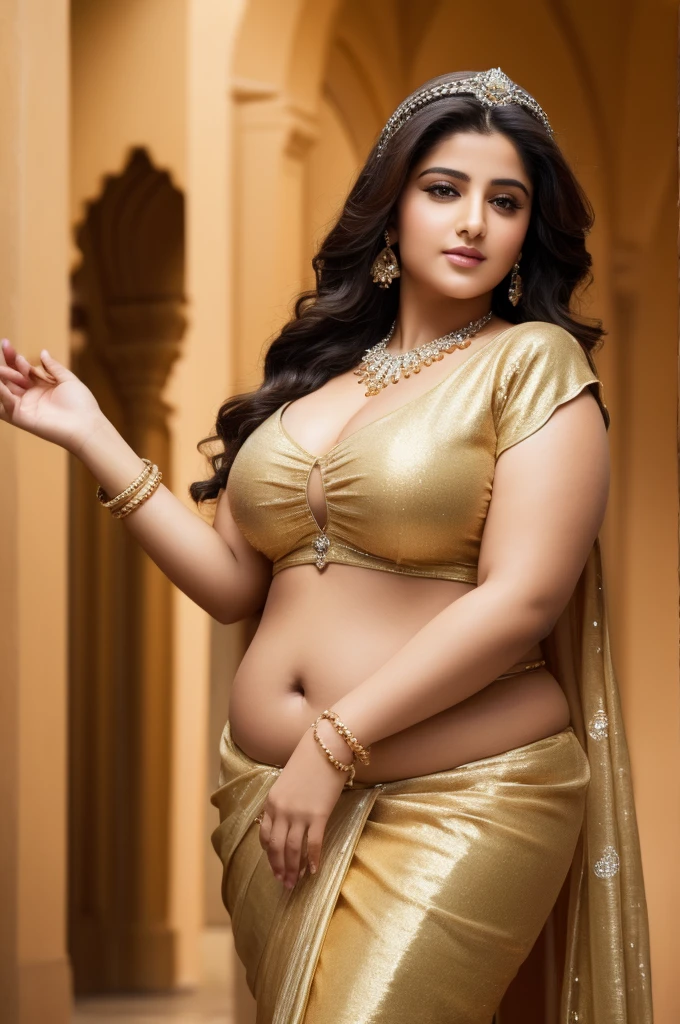 1 Heavenly beautiful and goddess beauty cute and sweet looking face Arabian woman in front of Colmar, France, Heavenly beautiful Overweight, Heavenly beautiful Extremely fat, Heavenly beautiful and attractive Chubby figure , Heavenly beautiful looking and eye catching luxury style saree , reaching out, Heavenly beautiful Arabian woman, 16k, High resolution, masterpiece, highest quality, fine skin, close up figure view, Realistic Photograph