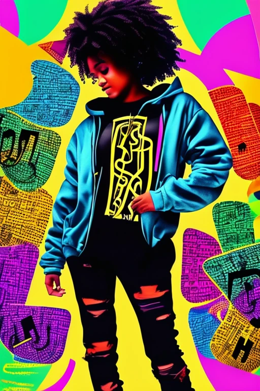 A background filled with scattered musical notes in various sizes and colors

A background completely filled with scattered musical notes in various sizes and colors, covering the entire screen.

beautiful girl colorful image

Dance hiphop Dance CREW  Waacking

Punking 


black medium hair black medium hair 

Five fingers Baggy clothes Baggy clothes