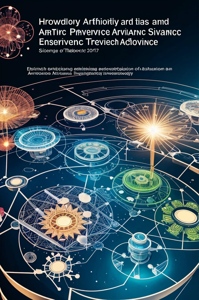Draw a work of art with the theme "Science and Technology Advancement: Enhancing Quality of Life Through Scientific Laboratory Techniques, Strategic Planning and Innovative Research"