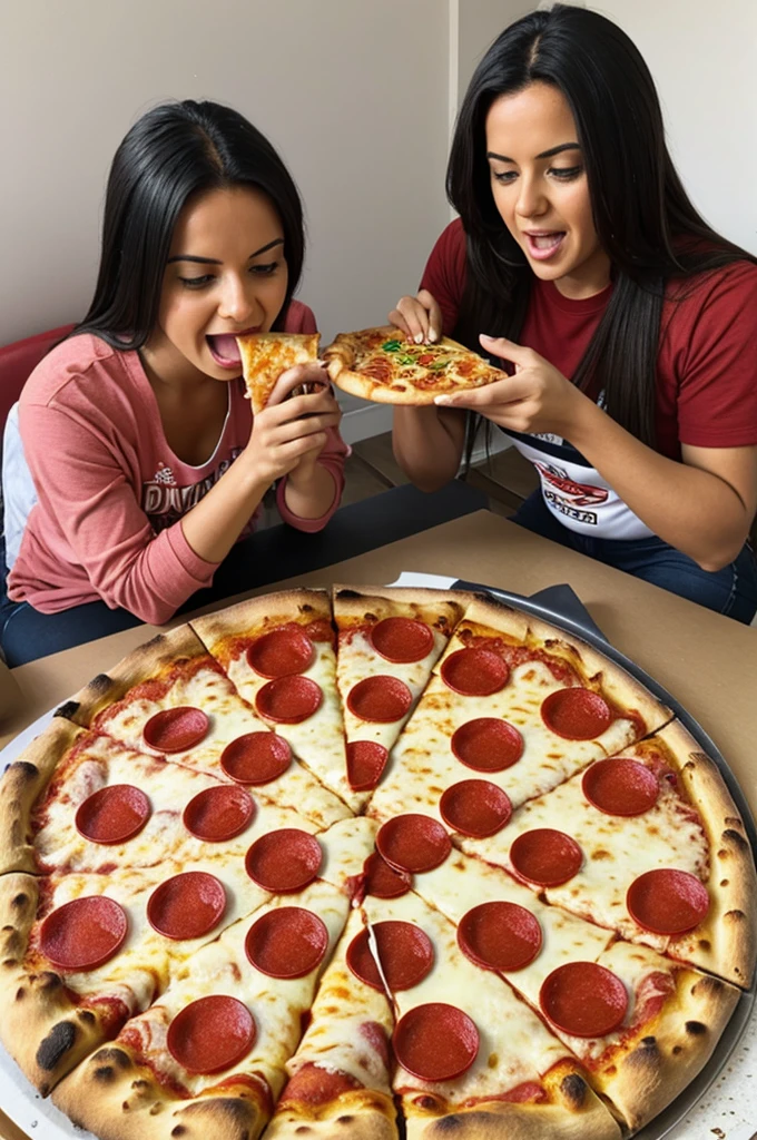 Pizza eating a human 