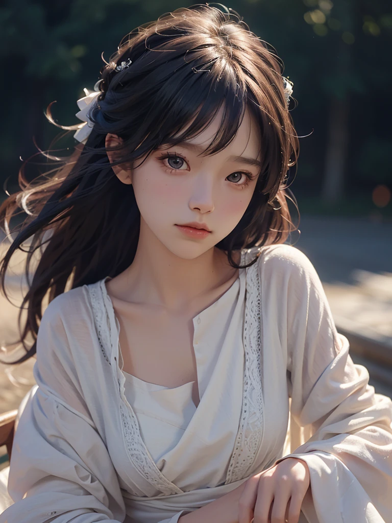 highest quality,finest quality detailed realisticphoto,high-resolution,16K,soft focus,film grain,cinematic lighting,realistic,fine texture,beautiful ultra fine detailed,A beautiful girl whose face alone is enough to make you cum