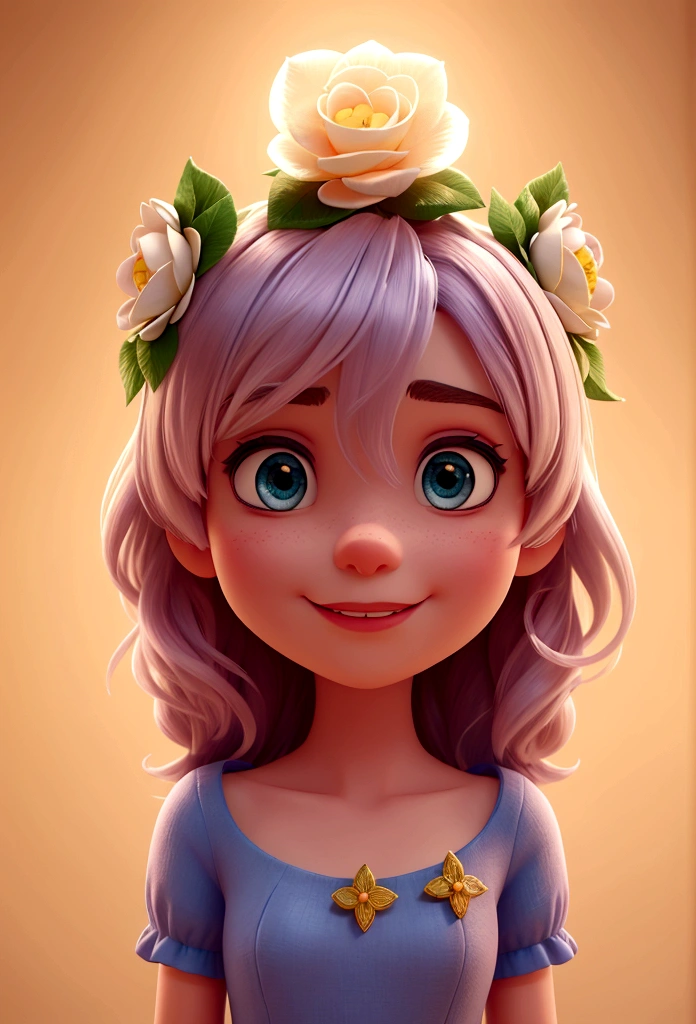 create a magical round flower crown.