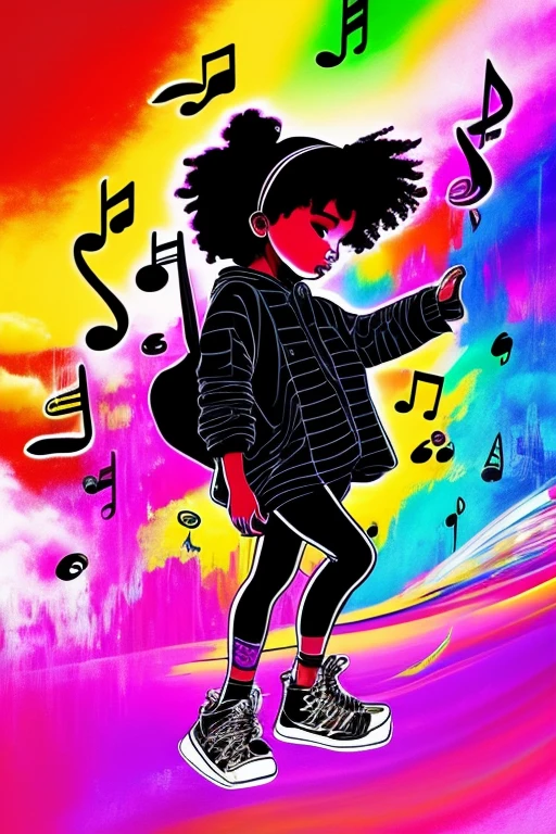A background filled with scattered musical notes in various sizes and colors

A background completely filled with scattered musical notes in various sizes and colors, covering the entire screen.

beautiful girl colorful image

Dance hiphop Dance CREW  Waacking

Punking 


black medium hair black medium hair 

Five fingers Baggy clothes Baggy clothes

Japanese girl Japanese girl