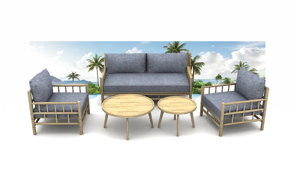 resort landscape, realistic