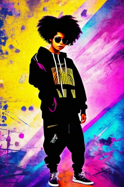 A background filled with scattered musical notes in various sizes and colors
A background completely filled with scattered musical notes in various sizes and colors, covering the entire screen.
beautiful girl colorful image
Dance hiphop Dance CREW Waacking
Punking
black medium hair black medium hair
Five fingers Baggy clothes Baggy clothes
Japanese girl Japanese girl