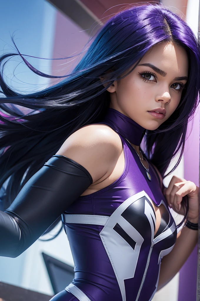 NSFW Psylocke from Marvel Comics, fantasy setting, Dynamic poses, whitebackground, Character concept, character art, Character portrait, tmasterpiece, beste-Qualit, best resolution, 8K