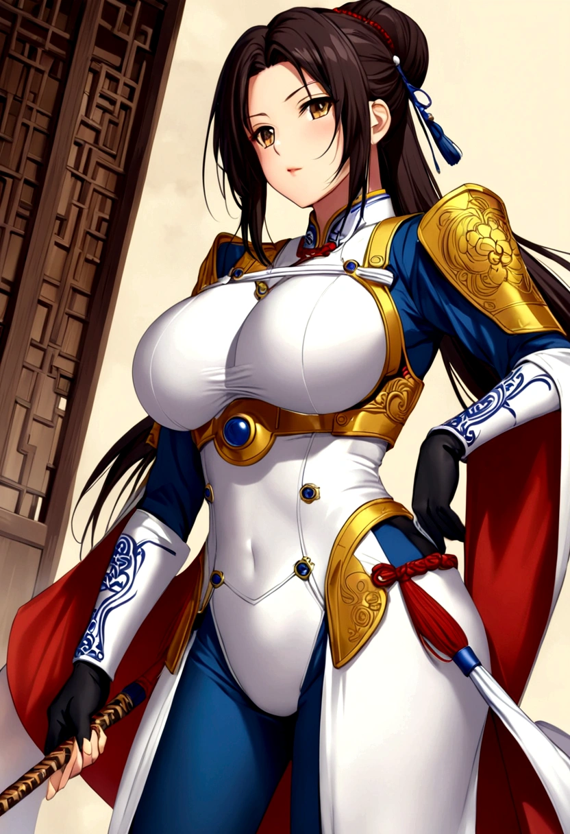 Saber big breasts battle suit wuxia