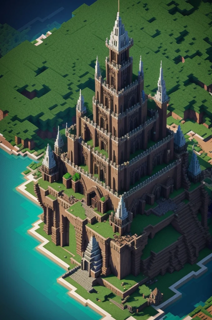 Minecraft in dark fantasy