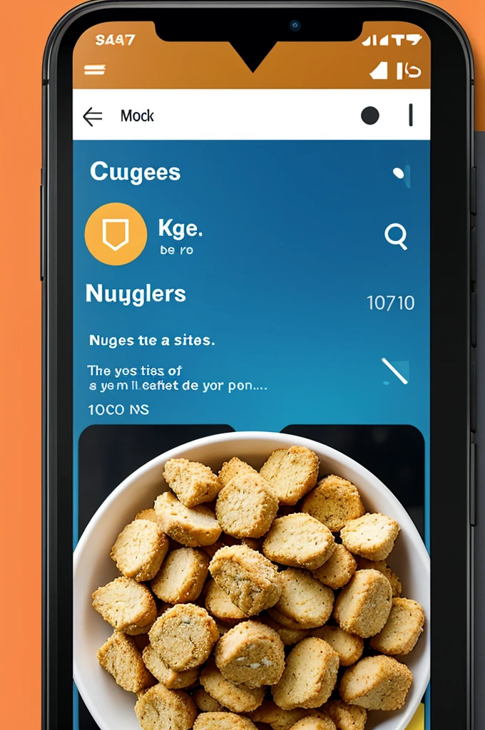 An icon for my app that says "nuggets gen"