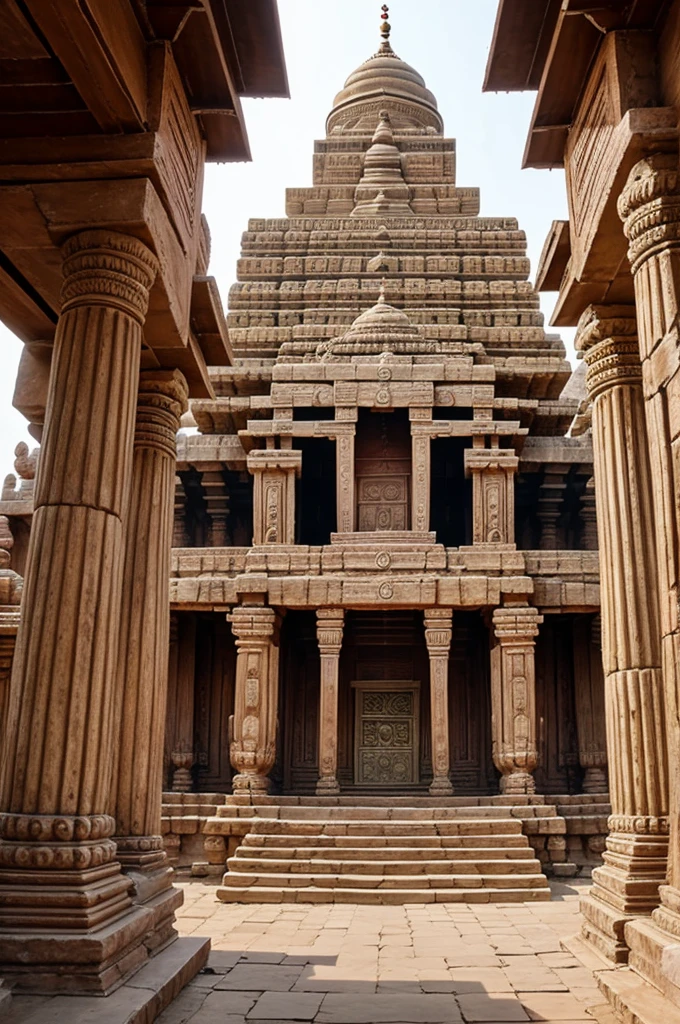 Beautiful full view of Shri Ram's temple