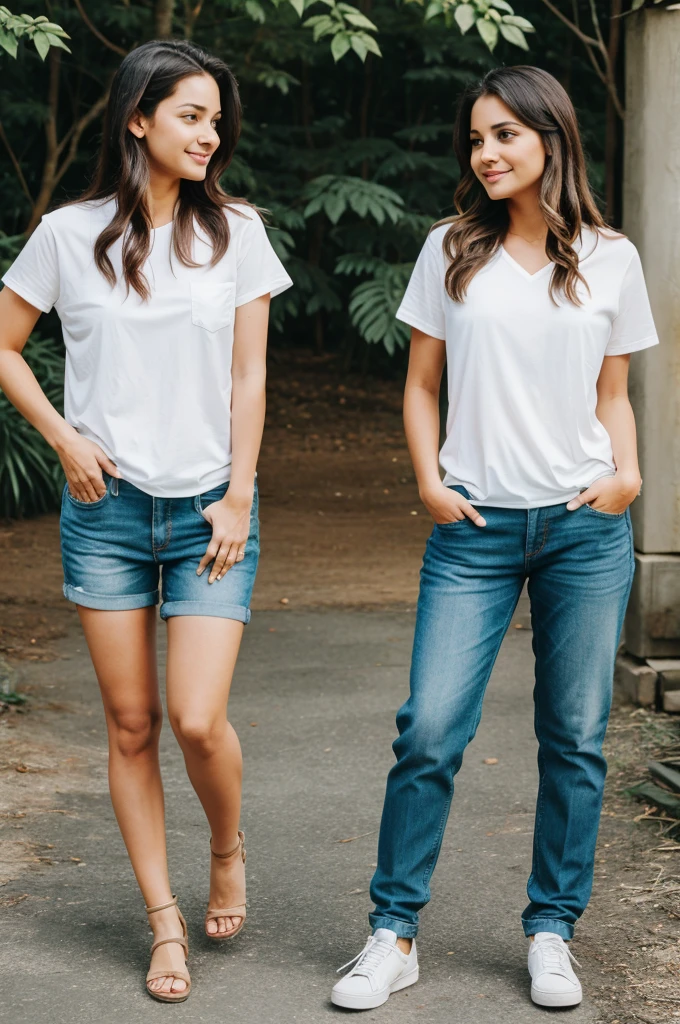 Two best friend standing image
