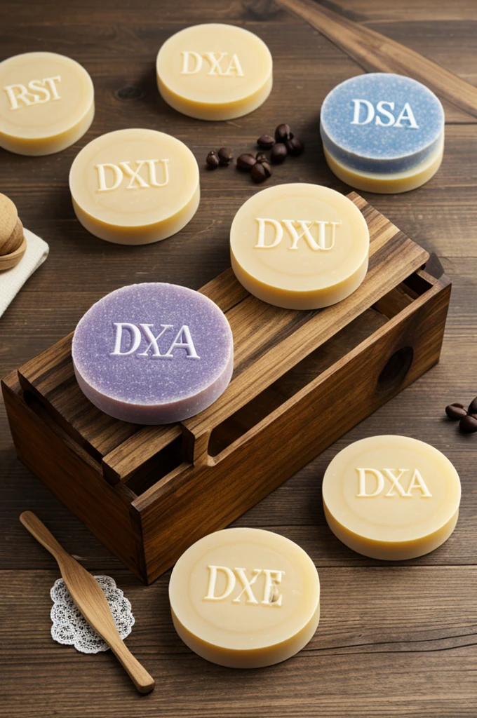 Logo for handmade soaps with DYCSA name