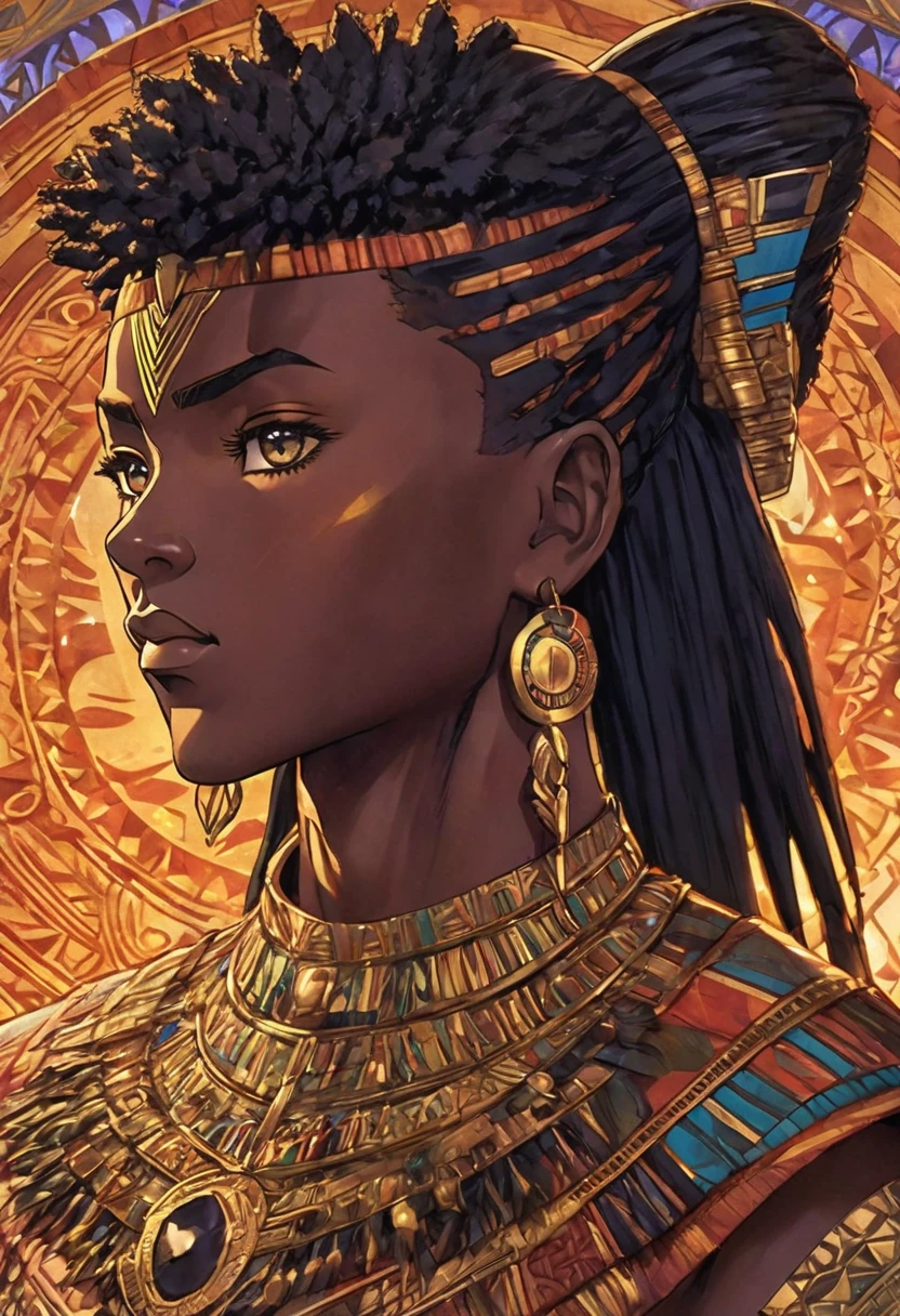 masterpiece, best quality, ultra high res, (dark art:1.3), deep shadow, dark theme, photo of ("Baron Samedi" possessed) (tan Haitian boy with braided blue hair) wearing intricate ornate jewelry with painted sigils veves and hieroglyphics painted allover body, wearing large tarnished iron wrought gauntlets dripping blood, skeletal bone Raven perched above the boy