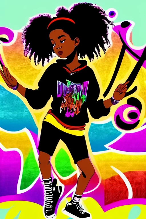 A background filled with scattered musical notes in various sizes and colors
A background completely filled with scattered musical notes in various sizes and colors, covering the entire screen.
beautiful girl colorful image
Dance hiphop Dance CREW Waacking Dance
Punking
black medium hair black medium hair
Five fingers Baggy clothes Baggy clothes