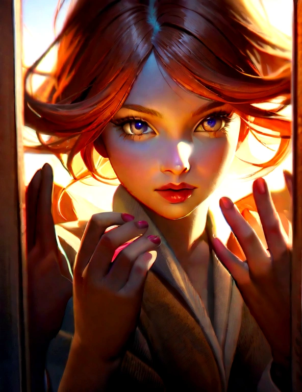 a beautiful young blonde girl and a  redhead girl, innocent girls showing their butts, detailed faces, beautiful eyes, detailed lips, long eyelashes, detailed skin, detailed clothing, detailed background, detailed hands and feet, cinematic lighting, warm colors, high quality, photorealistic, masterpiece