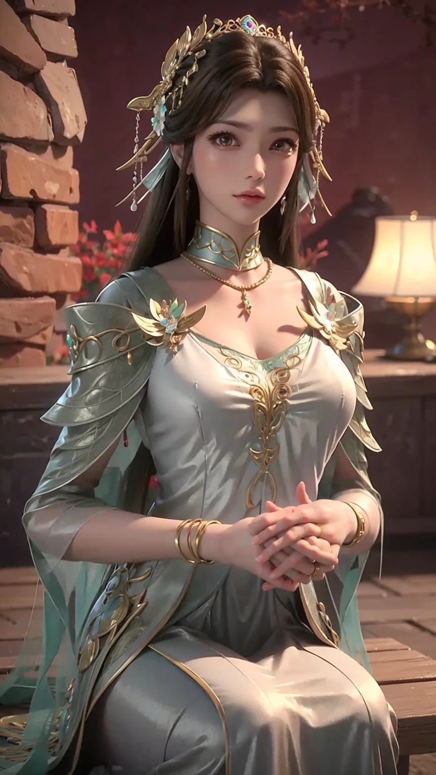 
Arad woman in a dress sitting on a throne, cute anime waifu in a nice dress, trending on cgstation, 8K high quality detailed art, anime barbie in white, highly detailed exquisite fanart, Extremely detailed Artgerm, the anime girl is crouching, Flowing magic robe, Beautiful and attractive anime woman, WLOP 和 Sakimichan