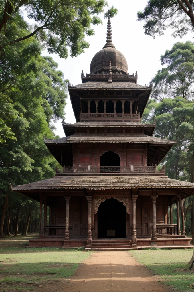 Old hindu tempal in forest