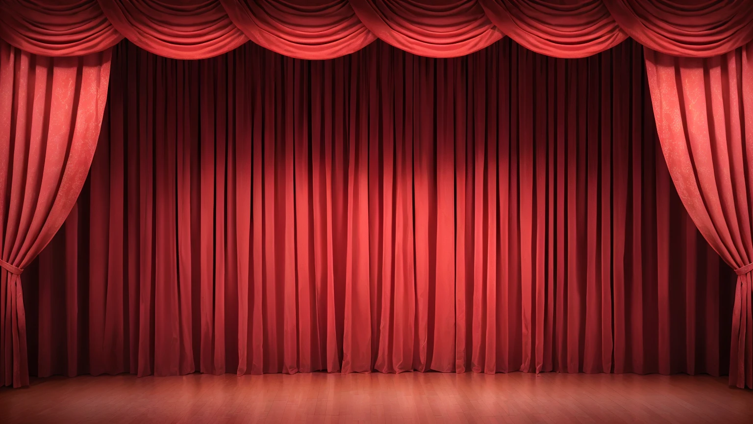 a close up of a red curtain with a wooden floor, theater curtains are red, red curtain, red curtains, background made of big curtains, theatrical, theater stage, curtain, footage of a theater stage, theatre stage, behind red curtains, stage background, photo of a big theaterstage, theater, draped drapes, curtains, drapes, theatrical scenery