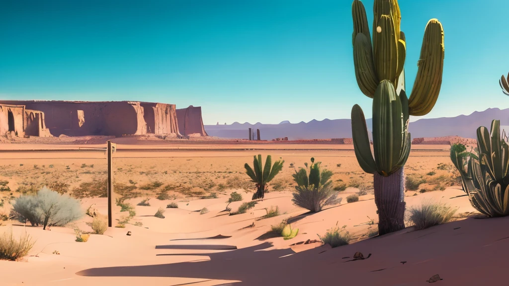 Desert oasis.