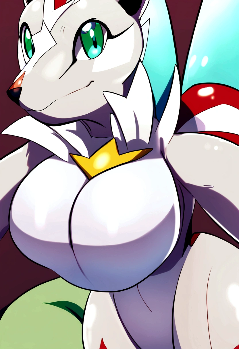 Pokemon, Deslphox, Furry, big Breasts, pokemon, Furry, no-humans, multiple girls