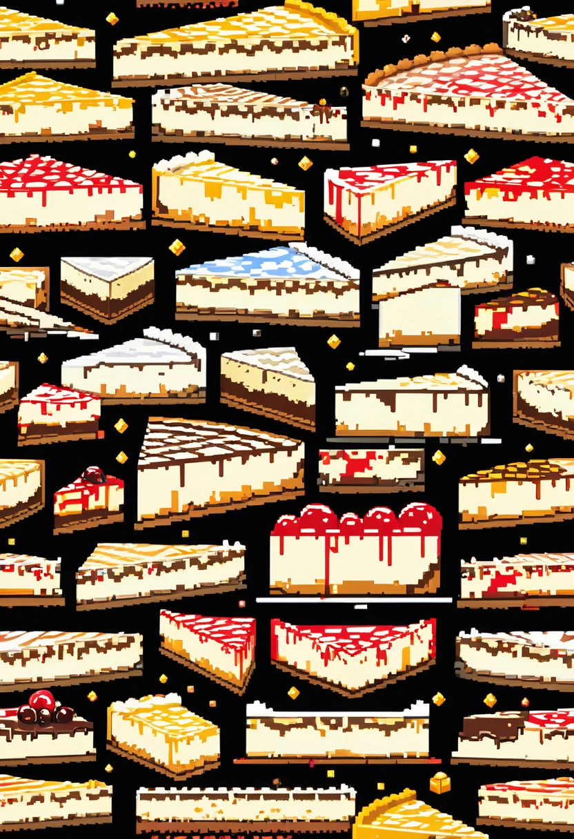 Insane detailed 8-bit logo of a piece of cheesecake, white background, black outline, game design pixel art style
Wallpaper, Movie Style, cinematic Scene, Cinematic Lightning,
Wide range of colors., Dramatic,Dynamic,Cinematic,Sharp details
Insane quality. Insane resolution. Insane details. Masterpiece. 32k resolution.
 