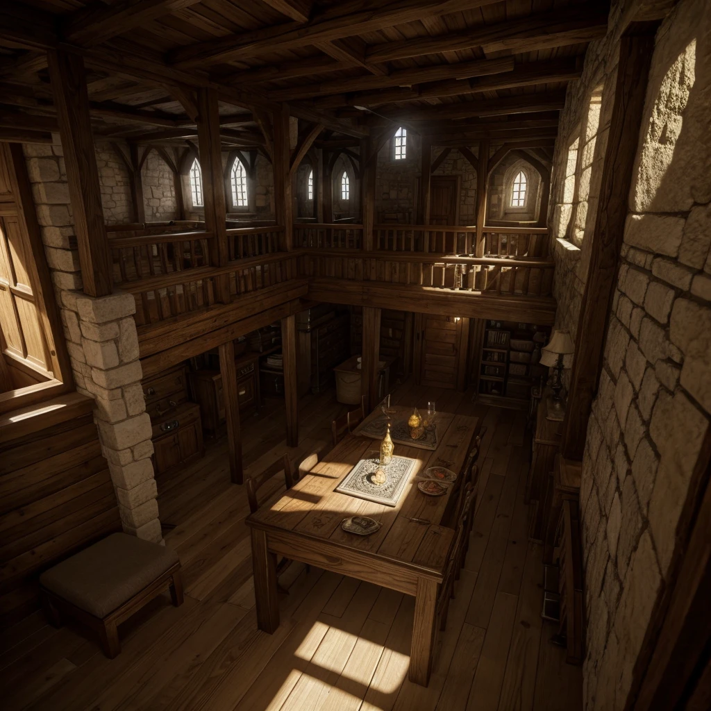 Rpg inside medieval room