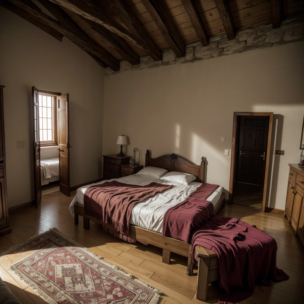 Rpg inside a room with a bed medieval