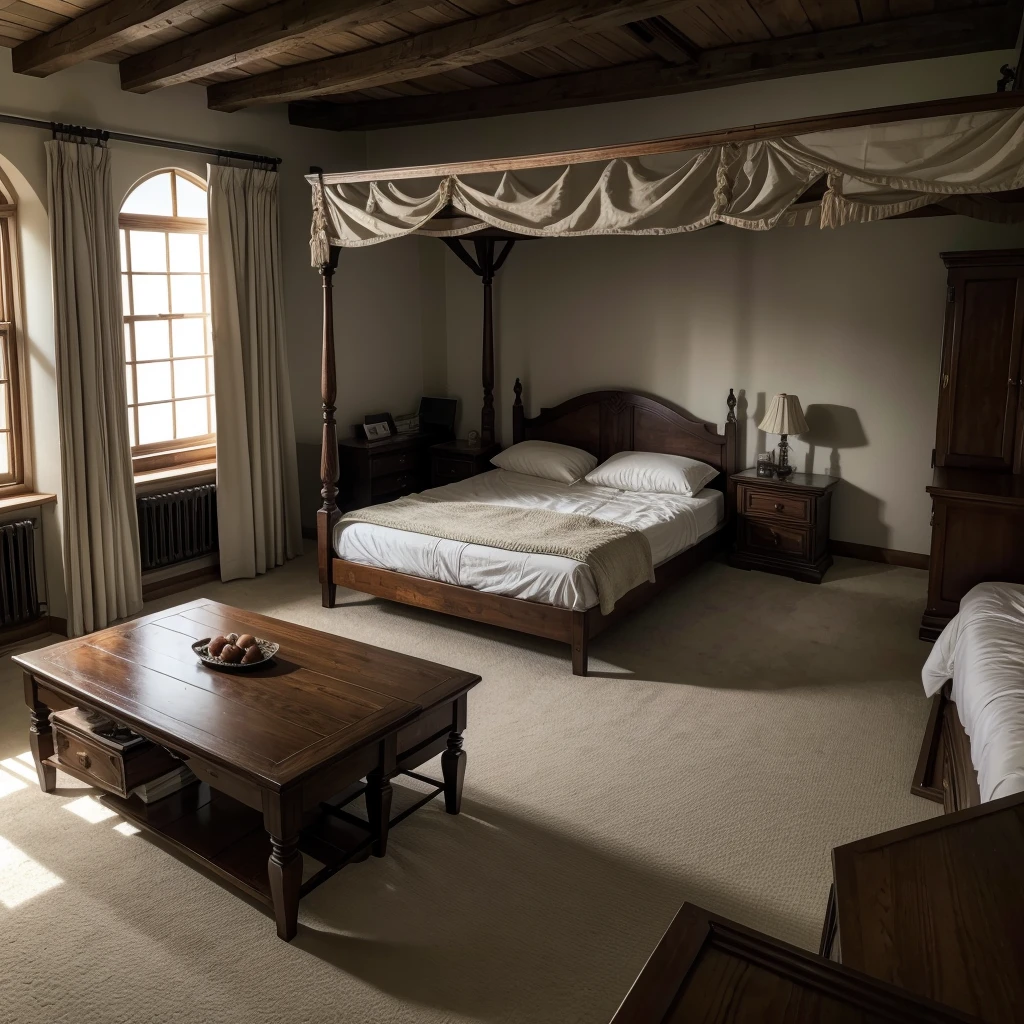 Rpg inside a room with a bed medieval