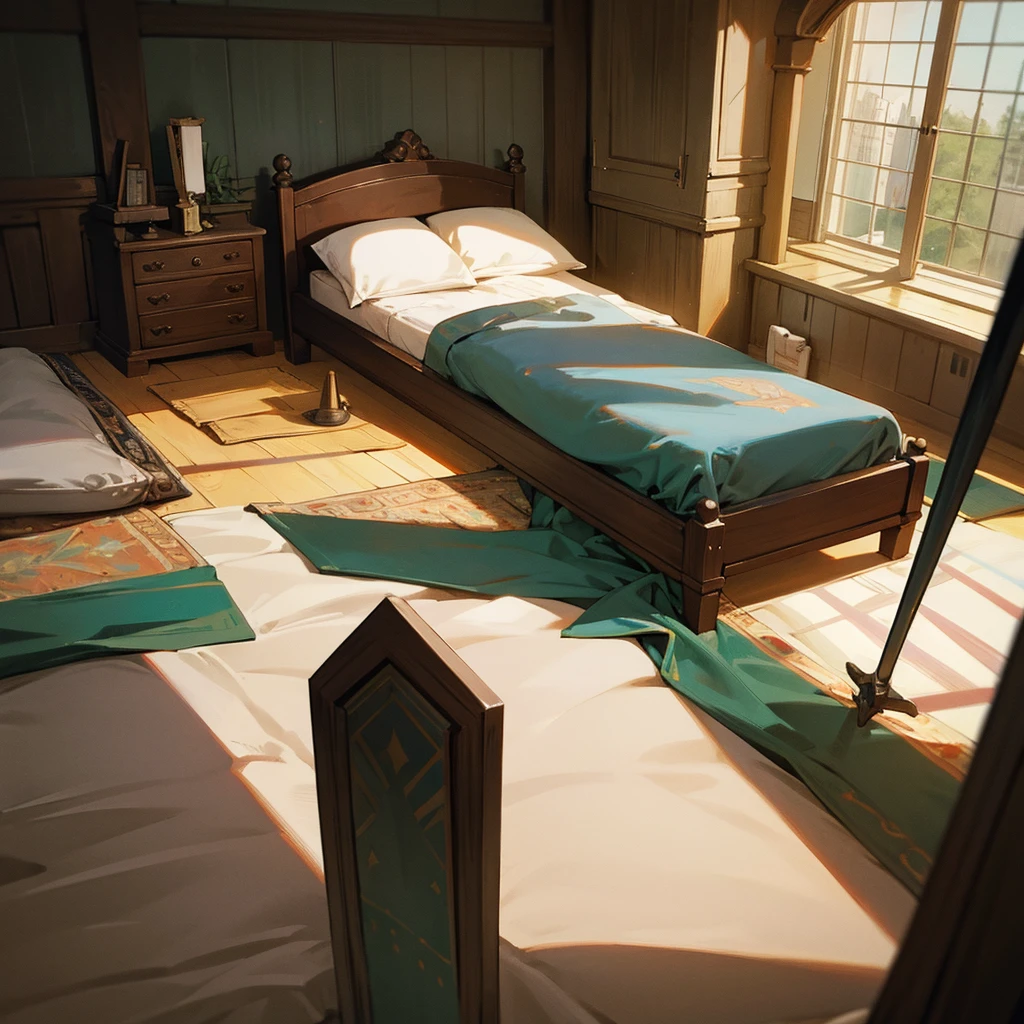 Rpg inside a room with a bed medieval