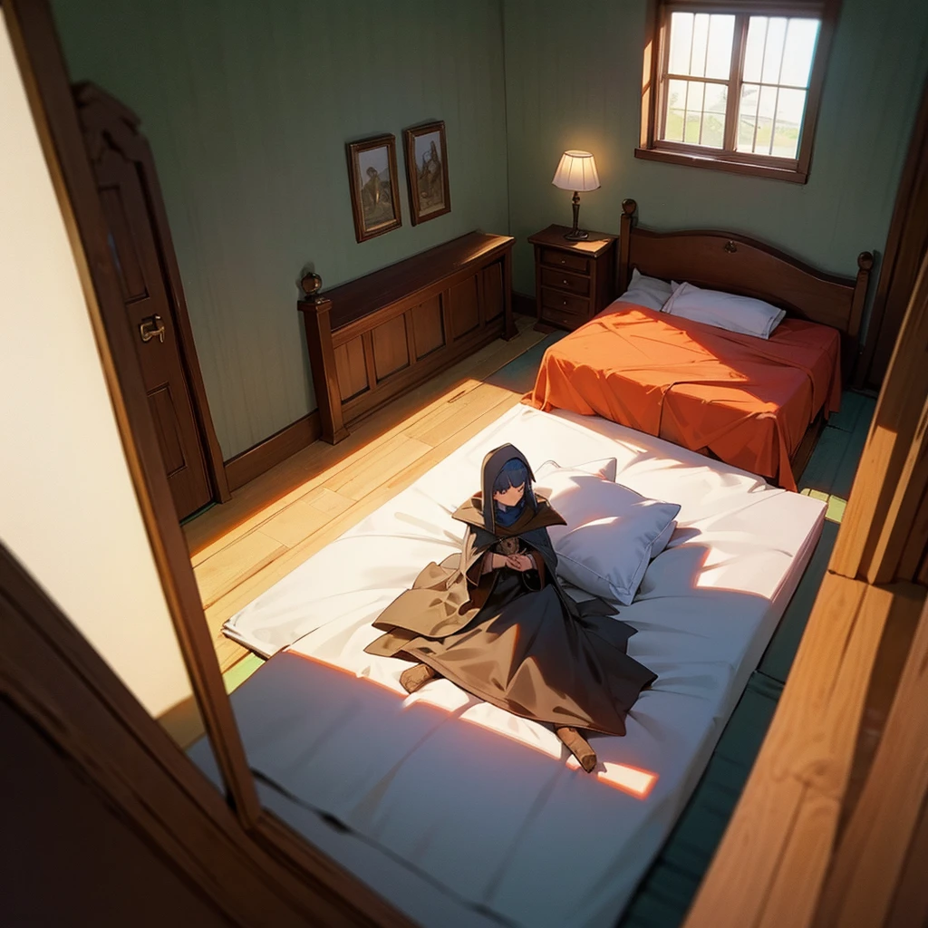 Rpg inside a room with a bed medieval