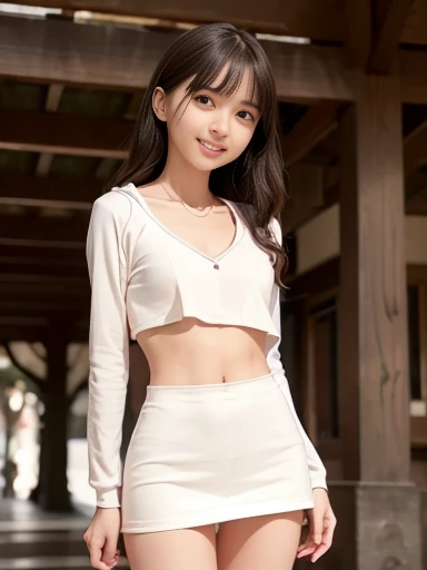 a lot of details, (underweight), 30 years old, detailed black hair, beautiful detailed hair, super fucking beautiful, delicate beautiful face, complex details beautiful and delicate eyes, perfect hands, (flat chest best quality:1.5), perfect and delicate limbs, detailed skin, best quality, ultra-detailed,(cheerful grin:1.5),
shopping mall, walking, facing right, curly hair, pink hoodie, cream mini skirt, japanese, full body shot, from front, low angle shot, ambient lighting
