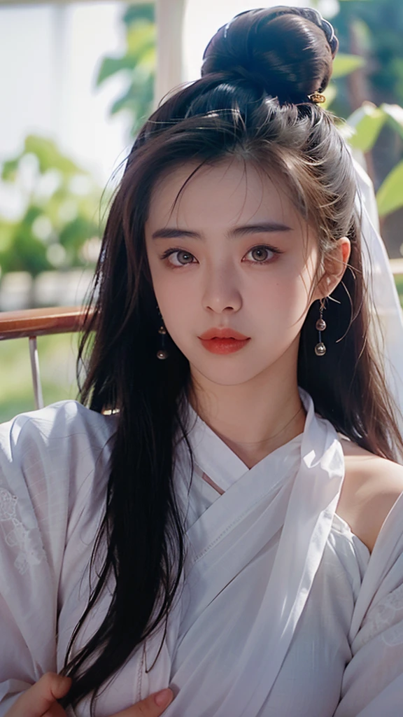 chinese ghost story,
(king juksian:1.1),(Ni Xiaochen:1.2),Chenbyohun,1 woman,alone,black hair,long hair,hair bun,mole,realistic,clothes,jewelry store,Lips,earring,hair bun,중국clothes,Hanfu,looking for_consol~toion,beautiful detailed eyes,고대 중국 clothes,
(Pure white clothes:1.5),투명한 clothes,(흰clothes:1.5),
ancient background,calligraphy background,very long hair,(sheer curtain:1.3),gauze curtains,strap lift,tear,Eyes through hair,wallpaper,huge file size,Siniciz~toion,Chinese art,Shukezouma,Foreshortening,~~to_아래to,, best quality , masterpiece, illustr~toion, very delic~toe and beautiful, very detailed ,CG,unity,8k wallpaper, amazing, in detail, masterpiece, best quality,official art,very detailed CG unity 8k wallpaper,absurd, incredibly absurd, huge file size , very detailed, mackerel, very detailed,beautiful and delicate girl, very detailed eyes and face, beautiful detailed eyes,얼굴to 빛을 비추다,