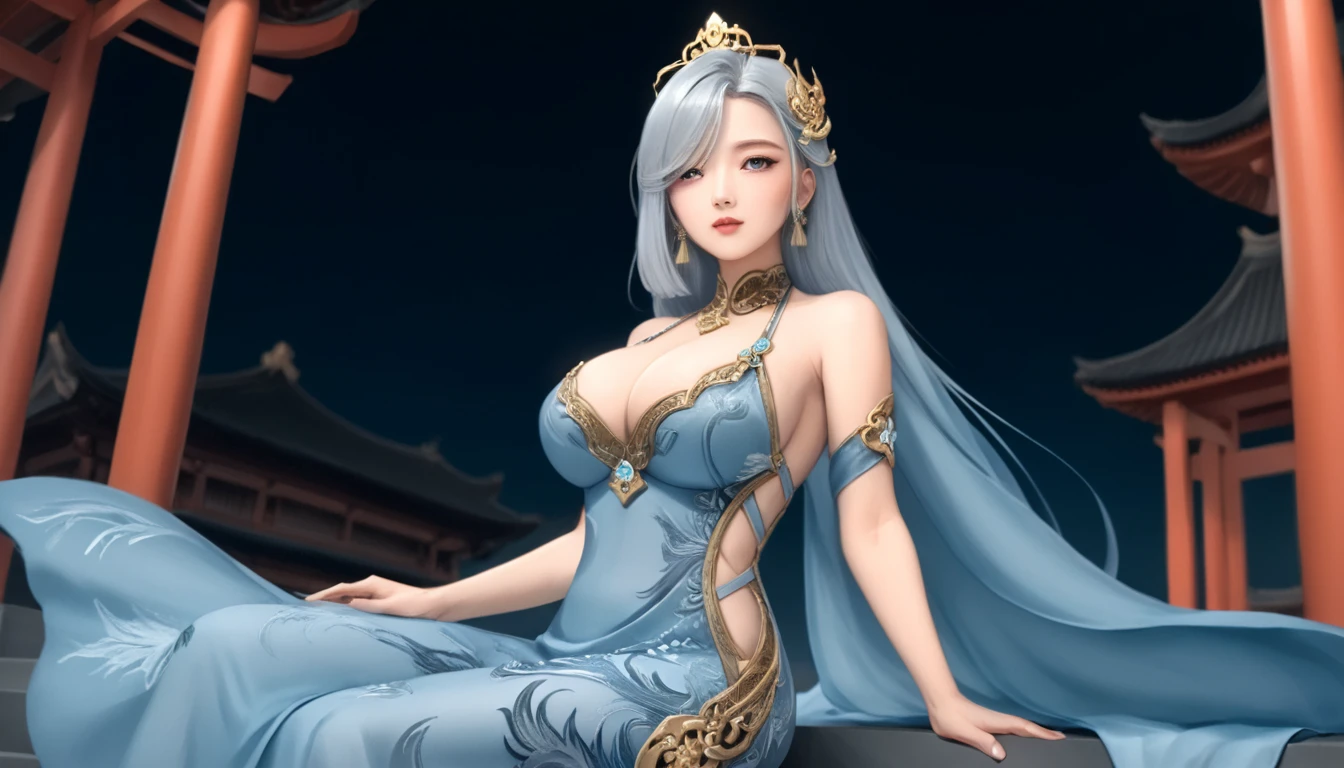 Woman in a golden transparent dress,Viewer,(((Huge breasts, Keeley University))),Slim waist,(Navel exposed,Bare waist), Long hair, extreme detailed details,High-end real site, Heavy rain scene, Detailed fantasy art, Stunning character art, Beautiful and exquisite character art, Beautiful gold and silver armor, Very detailed, Girl in Shining Armor, Exquisite headpieces and jewellery,Crystal jewelry filigree, galaxy, Stunning visuals, (Dynamic Stripes, light rail:1.2), Vibrant colors,Long hair动漫女孩和fox, Beautiful platinum fox lady, 白毛fox, Beautiful character painting, Beautiful anime portrait, fox耳朵的女孩, a beautiful fox woman, Mystical artwork, Guweiz, by Ren Renfa, fox, Large Breasts,Full breasts,Golden ratio figure,Perfect body,Ultra wide-angle shooting,Full body shot,Body close-up,Full body shot,Look at the audience,Wearing a tulle bikini,Soft anime illustration, Soft dark background,Fujifilm XT3 Clear focus, f 5.6, High Detail, Clear focus, Dramatic, (Wearing openwork clothing), (Looking at the audience:1.8), (Natural light), (Tempting)translucent, Good velvet quality, Compared, Divine Light,, Silver gray hair, Sky background, Absolute Strength,Female angels,Girl in sexy silk,,Large Breasts,Full breasts,Golden ratio figure,Perfect body,Ultra wide-angle shooting,Full body shot,Body close-up,Full body shot,Look at the audience,, Wearing a tulle bikini, Model shooting style, Large Breasts,Full breasts,Golden ratio figure,Perfect body,(Extremely detailed CG 8k wallpaper unit), The most beautiful artistic photos in the world, , 8K Ultra HD, soft light, high quality, Film Grain, Fujifilm XT3 Clear focus, f 5.6, High Detail, Clear focus, Dramatic, (Wearing openwork clothing), (Looking at the audience:1.8), (Natural light), (Tempting) Lying on your side in bed,Lazy gesture,Charming and seductive expression,best quality,masterpiece,Ultra-high resolution,(Practical:1.4),original photo,Ultra-high resolution,8K,There was a woman,White skin,Exquisite makeup,Big Wave,Black skirt,High heel,Long legs,Bright beautiful eyes,用紫色眼影打造Exquisite makeup,Large hoop earrings,