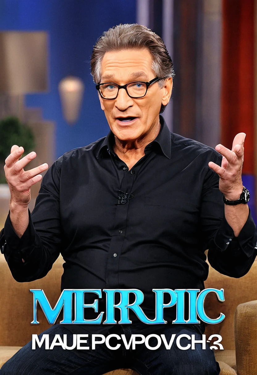 WERE IS MERGIC?  text logo, maury povich show 