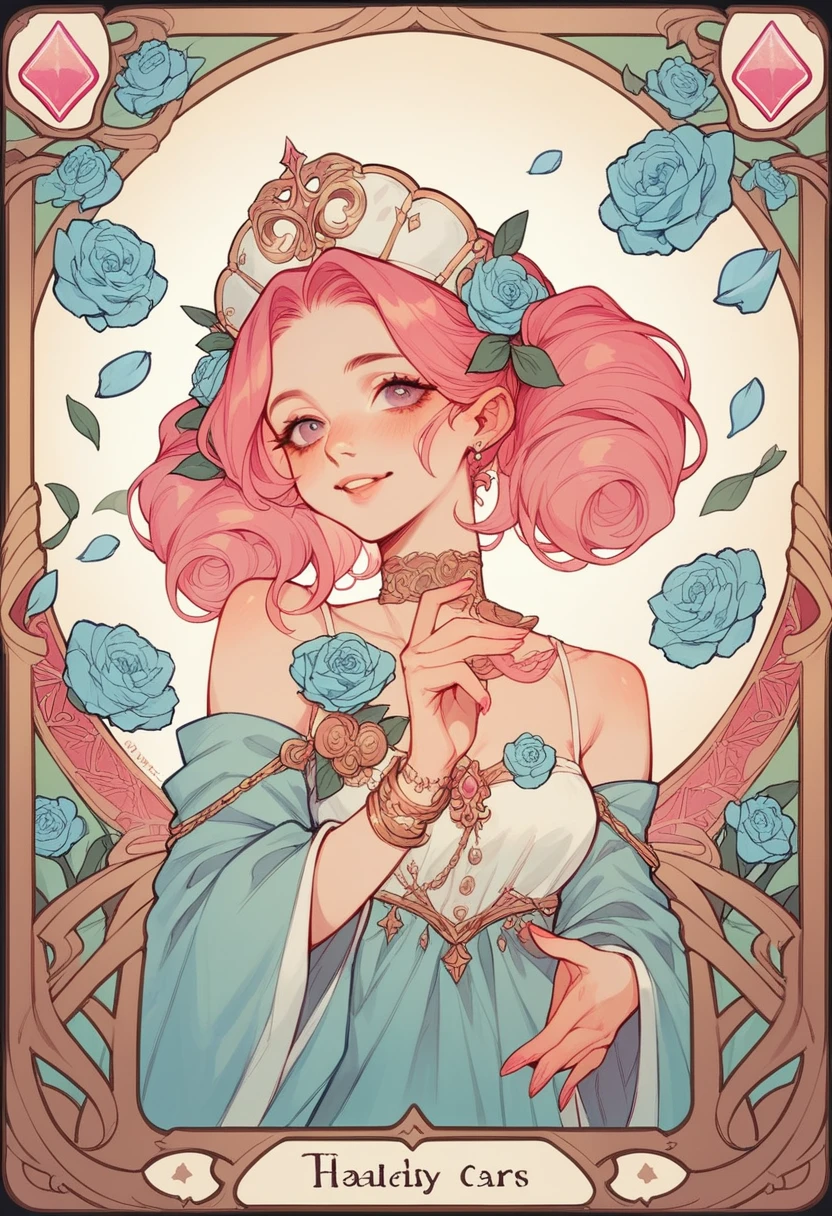 Tarot Cards　world　21 Pink　Sparkling