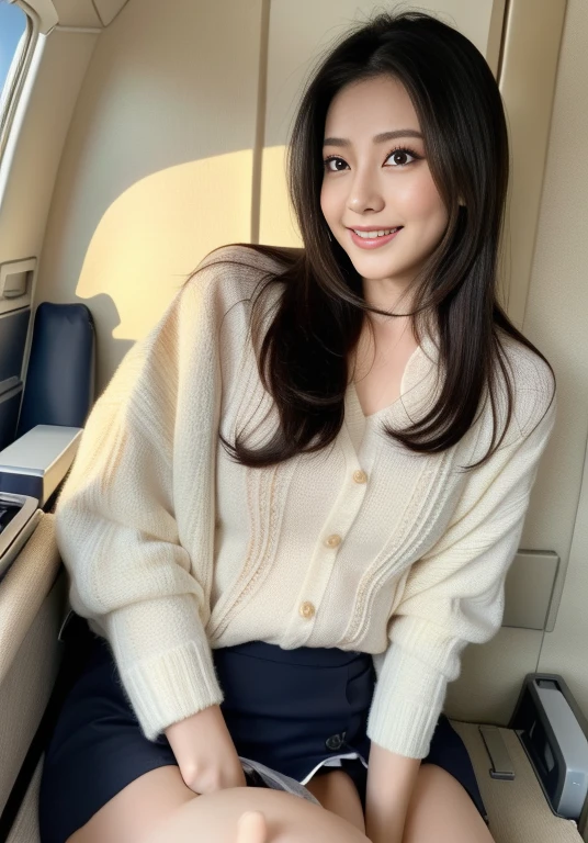 (cute beautiful , soft warm tone colors digital painting with light gradations, soft focus, best dynamic angle, sunrise backlight effects, high aesthetic, best quality, masterpiece, extremely detailed:1.2), (SFW), BREAK, girl has healthy skin and pretty smiling beauty neat face and glossy lips and silky bobbed softy black hair and glamor feminine body and there with extremely details and beautiful and charming and silhouette, standing on port, school uniform, port with sea side and some boats, early morning and breaking dawn with sunrise sky, blown wind