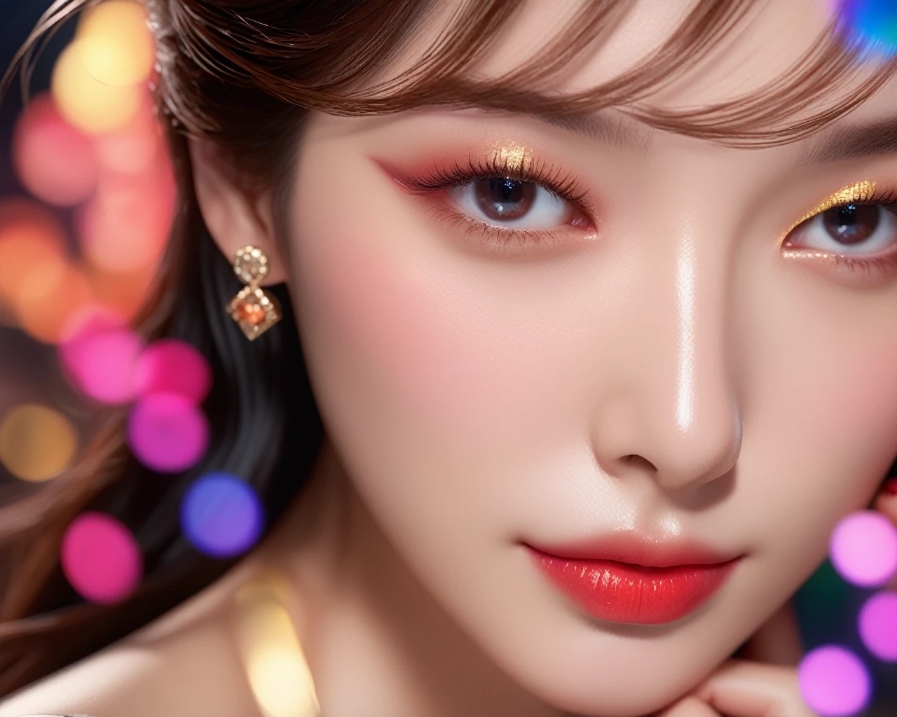 (masterpiece, 最high quality, 最high quality, Official Art, beautifully、aesthetic:1.2), (photographRealistic, ultra Realistic 8K CG), raw photograph, photograph:1.5, Realistic:1.5, photographRealistic:1.5, Ultra-high resolution, 8K, Texture Skin, Realistic skin, Detailed肌, 最もDetailed, 非常にDetailed, 8K壁紙, colorful,
(black magic), (strict), Stones and rings, (Intricate details), (超Detailed), 8k hdr, Detailed, Lots of details, high quality, Soft cinematic light, Dramatic atmosphere, Atmospheric perspective
(I focus), Color ink painting,