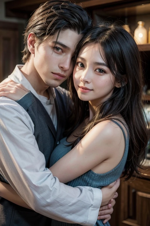 Cédric digory hugging a girl