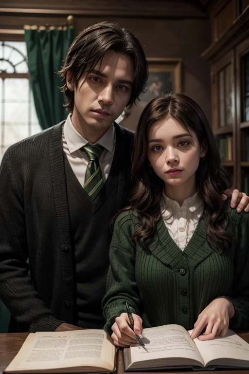 Pareja de una Slytherin con un hufflepuff