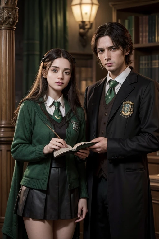 Pareja de una Slytherin con un hufflepuff