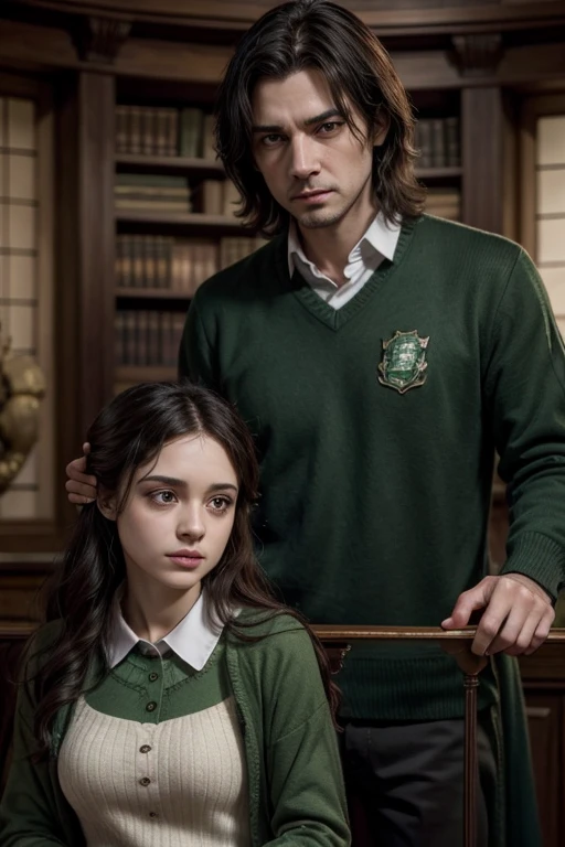 Pareja de una Slytherin con un hufflepuff 