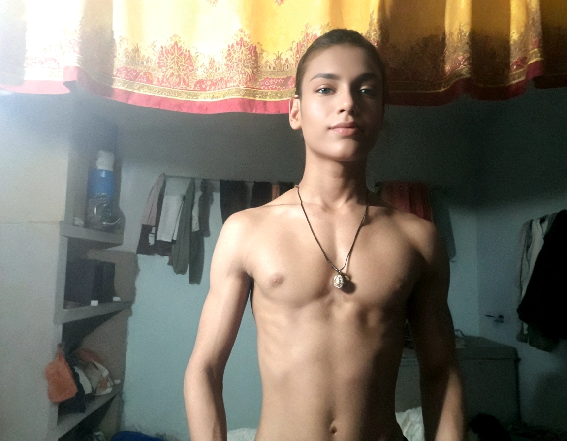 Make me muscular but dont change my face please