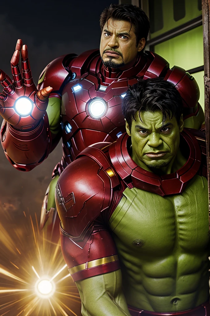 Iron man and Hulk mix kar do