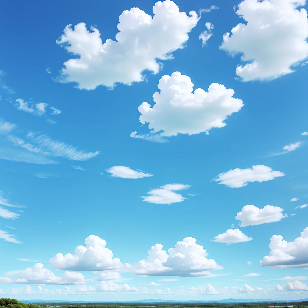 Blue cloudy sky
