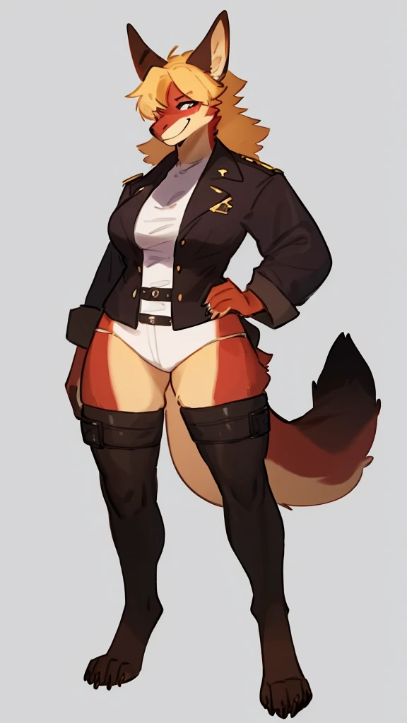 By bebebebebe, by lostgoose, by goonie-san, solo, standing, female, wolf,dragon, fuerte,sexy, hair long, smiling, happy,pirate full body
